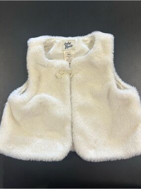Baby B'gosh Cream Faux Fur Baby Vest